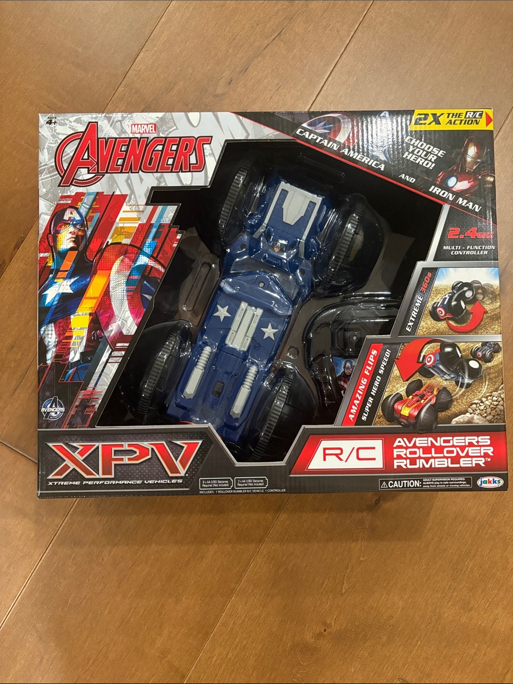 Marvel Captain America Blue R/C Avengers Rollover Vehicle